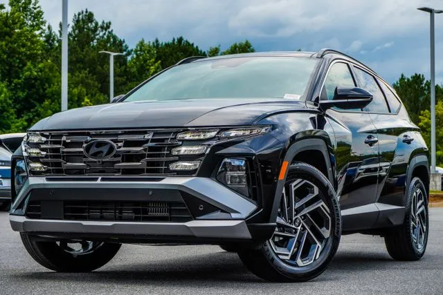Black 2026 Hyundai Tucson Hybrid Limited for sale in Canton, GA