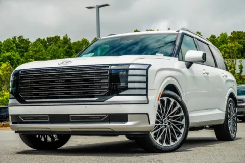 White 2026 Hyundai Palisade Hybrid Calligraphy for sale in Canton, GA