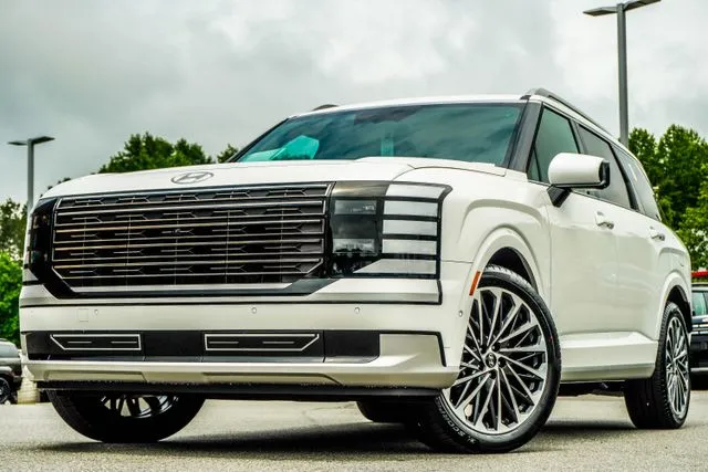 White 2026 Hyundai Palisade Hybrid Calligraphy for sale in Canton, GA