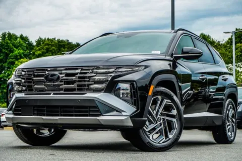 Black 2026 Hyundai Tucson Hybrid Limited for sale in Canton, GA