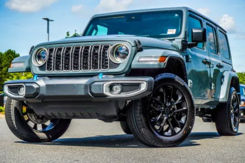 Gray 2024 Jeep Wrangler Sahara 4xe for sale in Canton, GA