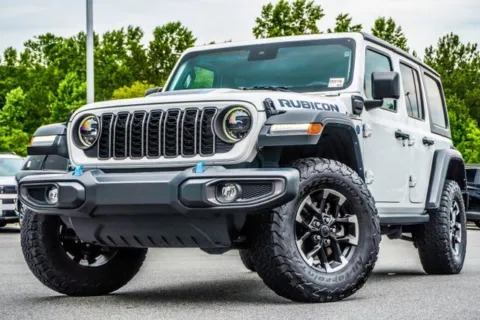 White 2024 Jeep Wrangler Rubicon 4xe for sale in Canton, GA