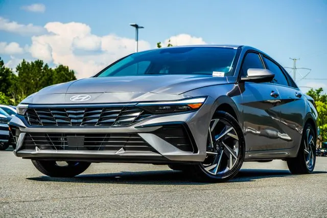 Gray 2026 Hyundai Elantra Hybrid Limited for sale in Canton, GA