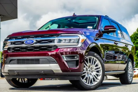 Red 2024 Ford Expedition Limited for sale in Canton, GA