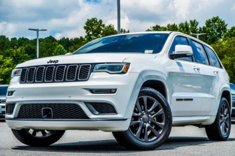 White 2019 Jeep Grand Cherokee Overland for sale in Canton, GA