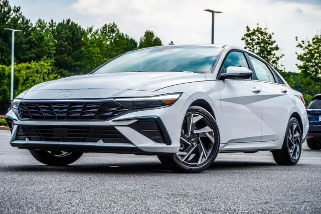 White 2026 Hyundai Elantra Limited for sale in Canton, GA