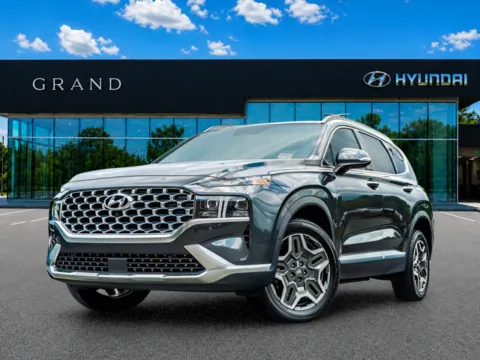Gray 2023 Hyundai Santa Fe Hybrid Limited for sale in Canton, GA