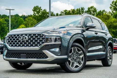 Gray 2023 Hyundai Santa Fe Hybrid Limited for sale in Canton, GA