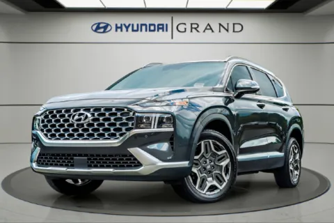Gray 2023 Hyundai Santa Fe Hybrid Limited for sale in Canton, GA