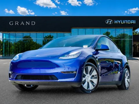 Blue 2021 Tesla Model Y Long Range for sale in Canton, GA