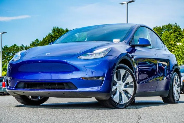 Blue 2021 Tesla Model Y Long Range for sale in Canton, GA