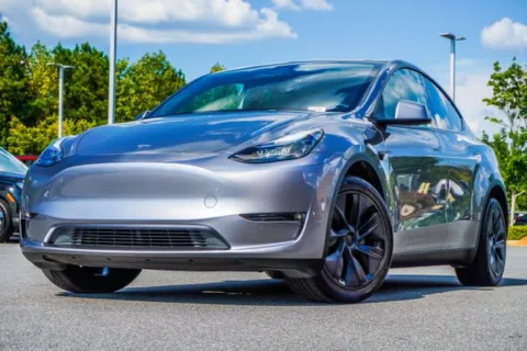 Silver 2025 Tesla Model Y Long Range for sale in Canton, GA