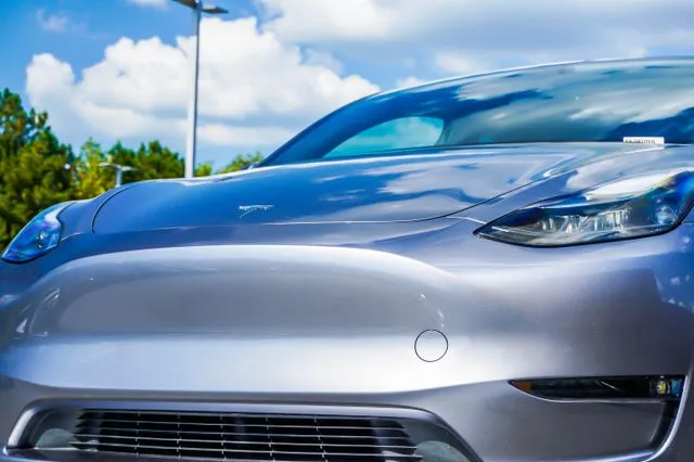 Used 2025 Tesla Model Y Long Range with VIN 7SAYGDEE5SF292066 for sale in Canton, GA