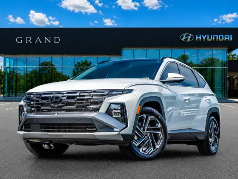 White 2025 Hyundai Tucson Limited for sale in Canton, GA