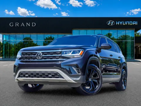 Black 2022 Volkswagen Atlas 3.6L V6 SE w/Technology for sale in Canton, GA