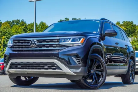 Black 2022 Volkswagen Atlas 3.6L V6 SE w/Technology for sale in Canton, GA