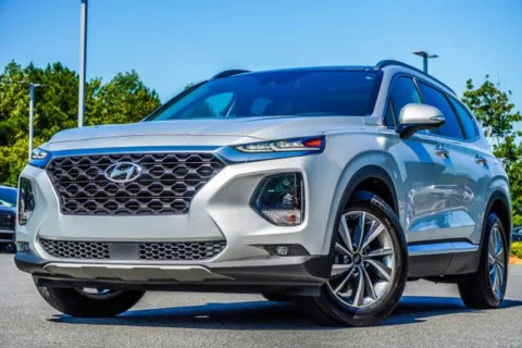 Silver 2019 Hyundai Santa Fe Ultimate for sale in Canton, GA
