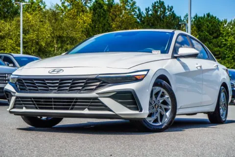 White 2024 Hyundai Elantra Hybrid Blue for sale in Canton, GA