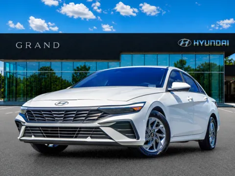 White 2024 Hyundai Elantra Hybrid Blue for sale in Canton, GA