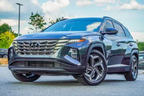 Gray 2022 Hyundai Tucson Limited for sale in Canton, GA