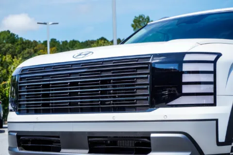 Photos of 2026 Hyundai Palisade Hybrid Blue SEL for sale in Canton, GA at Grand Hyundai of Canton