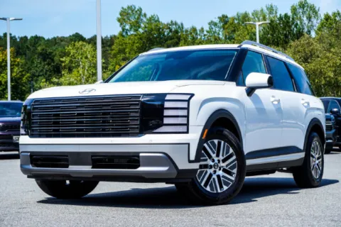 White 2026 Hyundai Palisade Hybrid Blue SEL for sale in Canton, GA