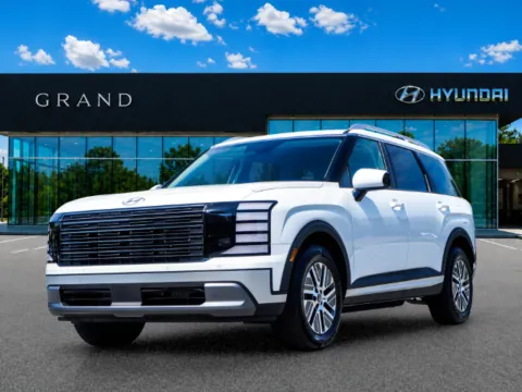 White 2026 Hyundai Palisade Hybrid Blue SEL for sale in Canton, GA