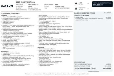 Photos of 2025 Kia EV6 GT-Line for sale in Canton, GA at Grand Hyundai of Canton