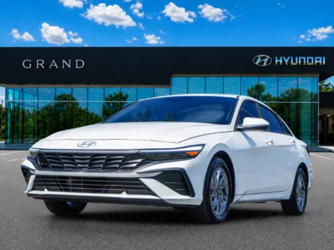 White 2026 Hyundai Elantra Hybrid Blue for sale in Canton, GA