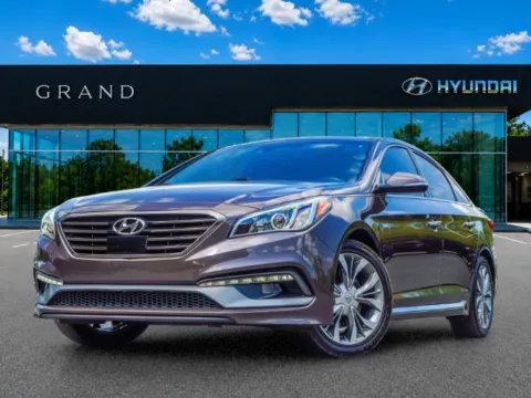 Brown 2015 Hyundai Sonata Limited for sale in Canton, GA