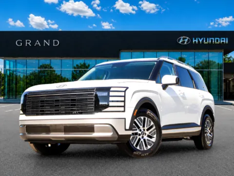White 2026 Hyundai Palisade Hybrid Blue SEL for sale in Canton, GA