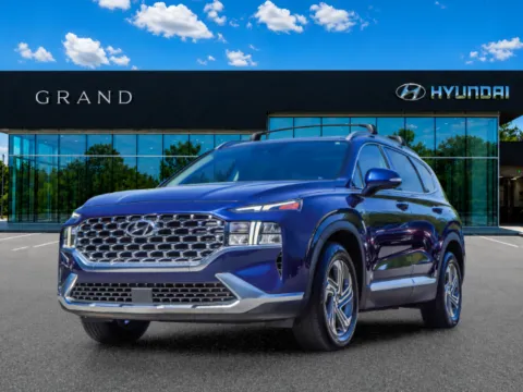 Blue 2022 Hyundai Santa Fe SEL for sale in Canton, GA