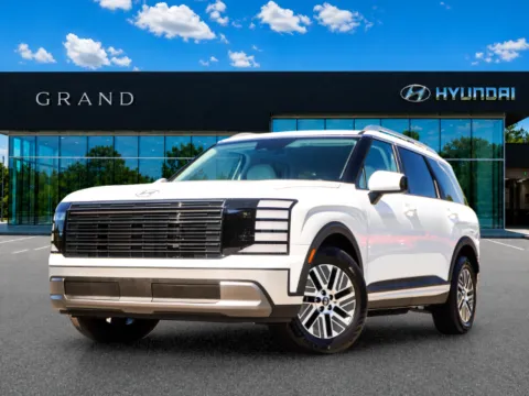 White 2026 Hyundai Palisade Hybrid Blue SEL for sale in Canton, GA