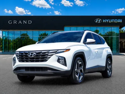 White 2024 Hyundai Tucson Hybrid SEL Convenience for sale in Canton, GA
