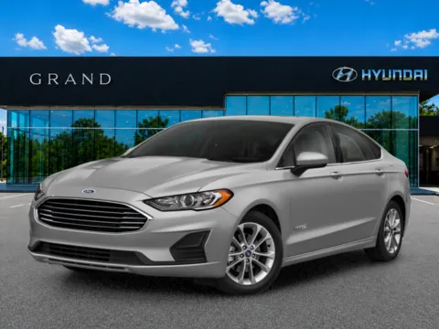 Blue 2019 Ford Fusion Hybrid SEL for sale in Canton, GA