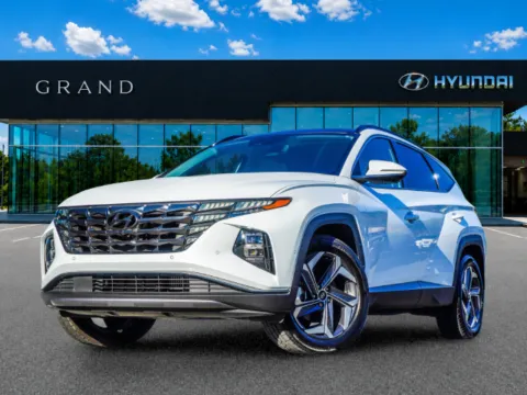 White 2022 Hyundai Tucson Hybrid Limited for sale in Canton, GA