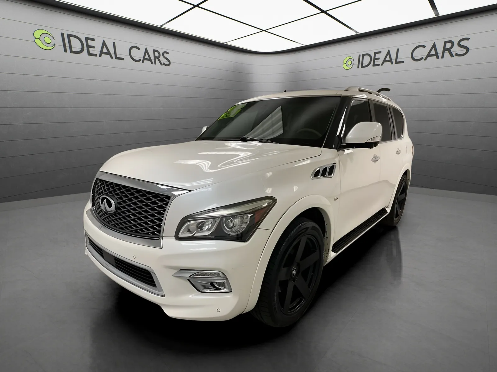 White 2015 INFINITI QX80 4d SUV RWD for sale in Mesa, AZ