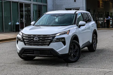 White 2026 Nissan Rogue SV w/ Lifetime Powertrain Warranty for sale in Newnan, GA