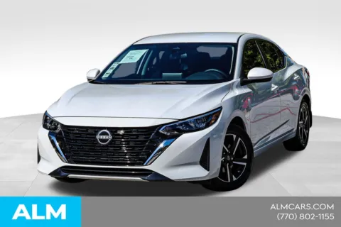 White 2025 Nissan Sentra SV w/ Lifetime Powertrain Warranty for sale in Newnan, GA