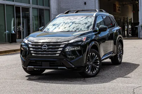 Black 2026 Nissan Rogue Platinum w/ Lifetime Powertrain Warranty for sale in Newnan, GA