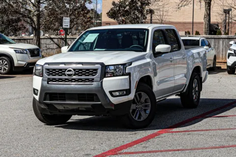 White 2025 Nissan Frontier SV w/ Lifetime Powertrain Warranty for sale in Newnan, GA