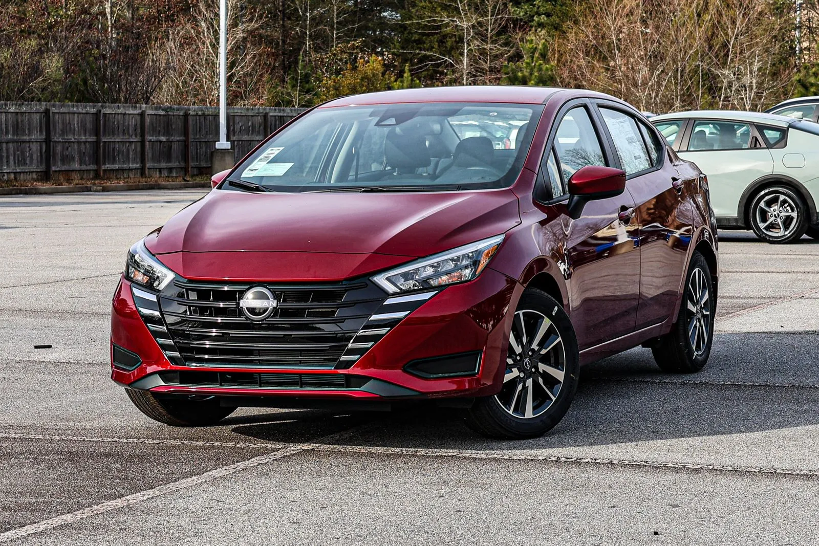 Red 2025 Nissan Versa 1.6 SV w/ Lifetime Powertrain Warranty for sale in Newnan, GA