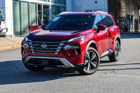 Red 2025 Nissan Rogue SL w/ Lifetime Powertrain Warranty for sale in Newnan, GA