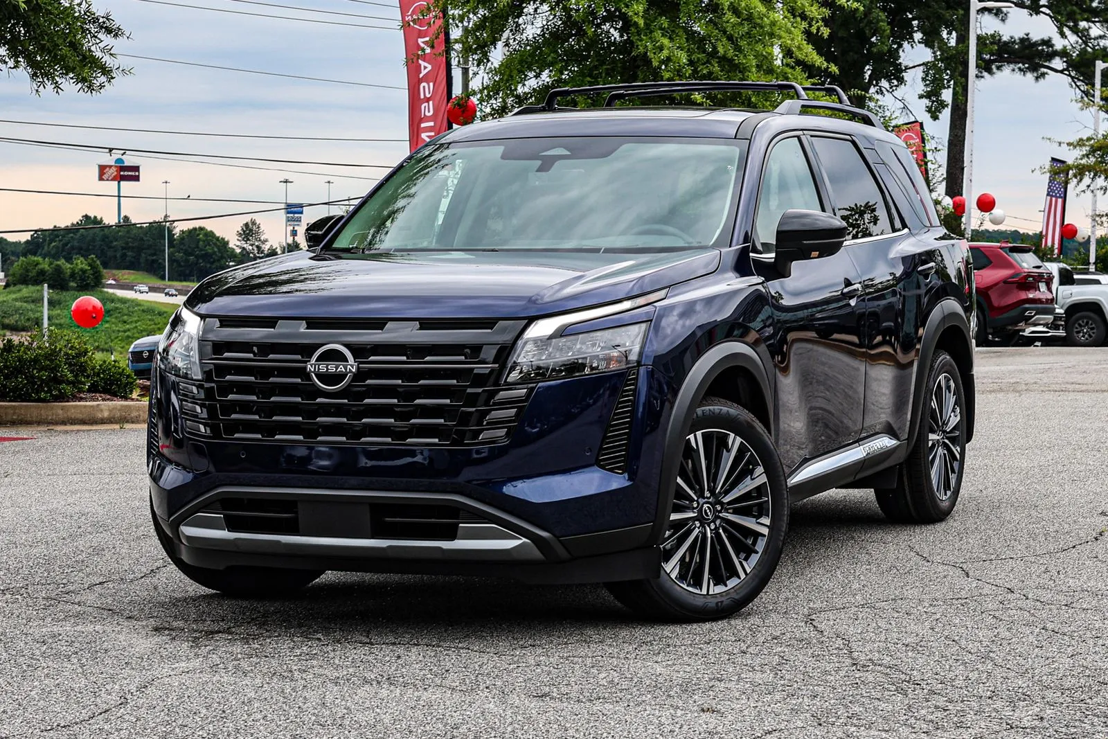 Blue 2026 Nissan Pathfinder Platinum for sale in Newnan, GA