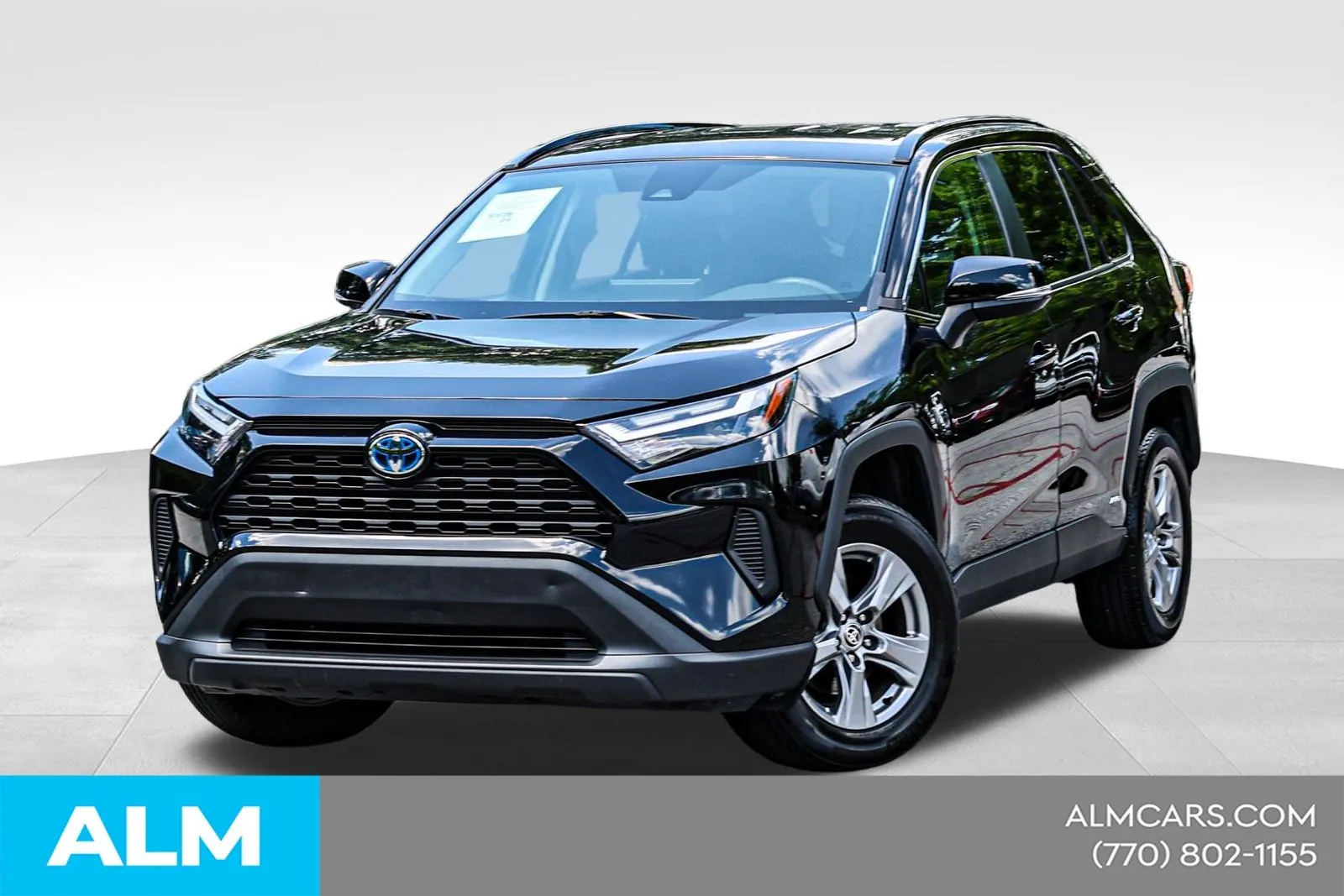 Black 2024 Toyota RAV4 Hybrid LE for sale in Newnan, GA