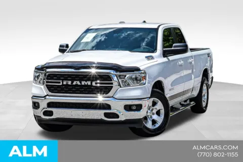 White 2022 Ram 1500 Big Horn/Lone Star for sale in Newnan, GA