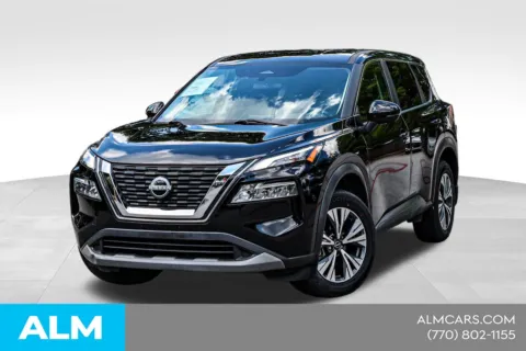 Black 2023 Nissan Rogue SV for sale in Newnan, GA