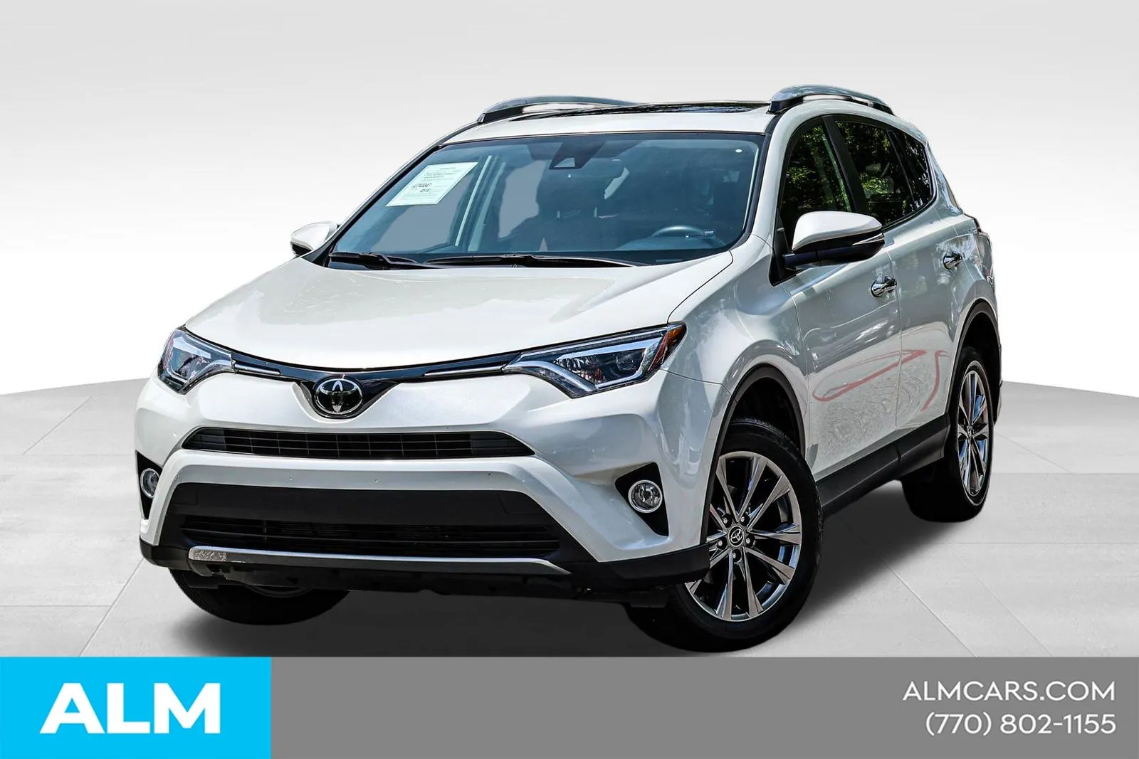 White 2018 Toyota RAV4 Limited for sale in Newnan, GA