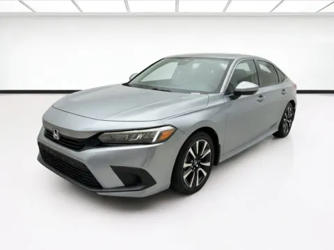 Silver 2024 Honda Civic Sedan EX for sale in Dallas, TX