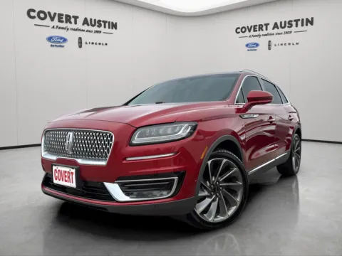 Red 2020 Lincoln Nautilus Reserve for sale in Austin, TX